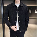 Men's Suede Collar Spring Jacket