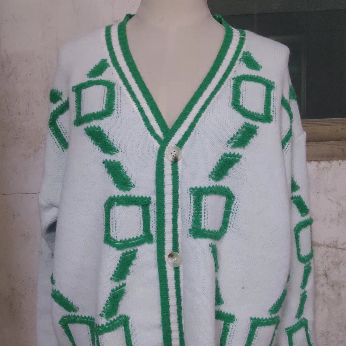 Women's V-Neck Loose Knit Sweater