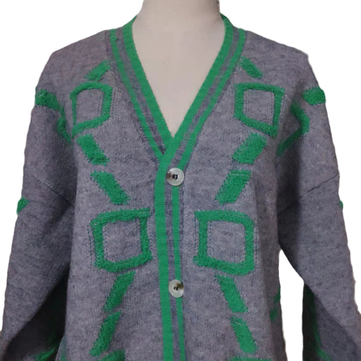 Women's V-Neck Loose Knit Sweater