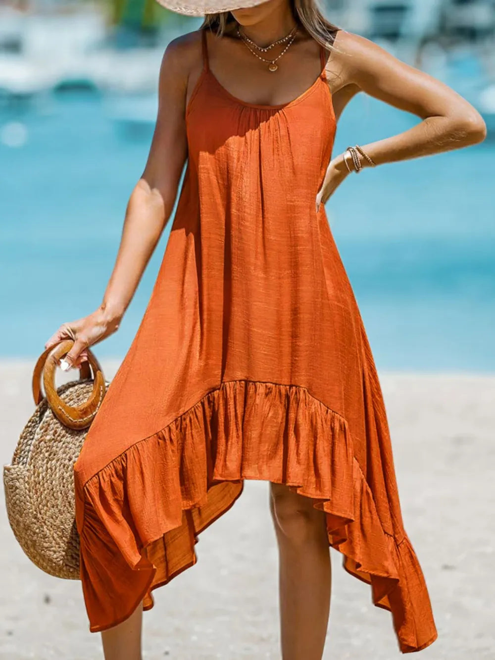 Summer Casual Irregular Hem Dress