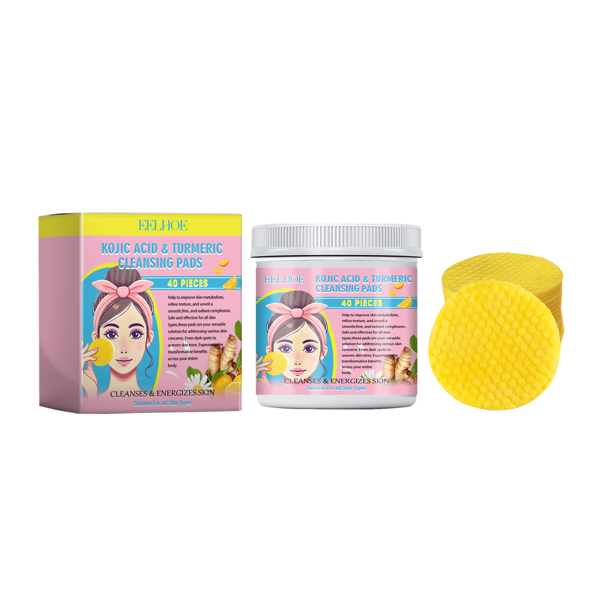 Turmeric Exfoliating Cleansing Pads