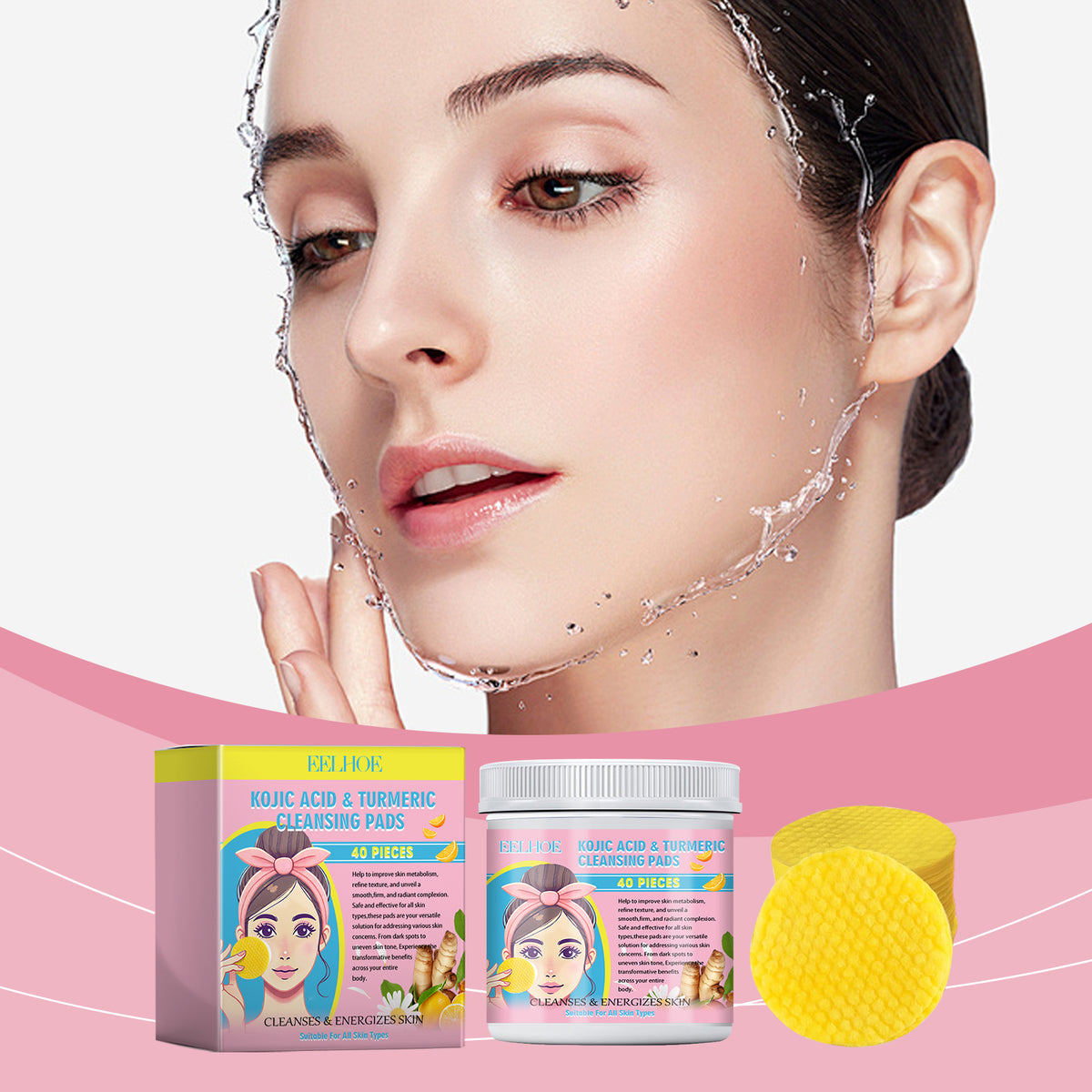 Turmeric Exfoliating Cleansing Pads
