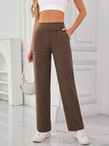 Women's High Waist Active Pants with Pockets